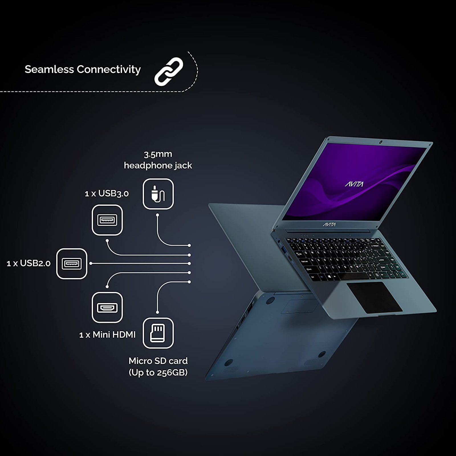 Buy Avita Satus Ultimus S111 Intel Celeron 4th Gen (14.1 inch, 4GB ...